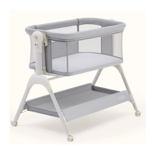 HARPPA Cuddly Sway | 3-in-1 Rocking Baby Bassinet & Bedside Sleeper with Anti-Reflux Mattress for Newborns | Attaches to Bed, Adjustable Height, Tool-Free Setup, Portable Wheels, CPSC Certified, Gentle Rocking Motion | Ideal for Infants, Safe Co-Sleeping