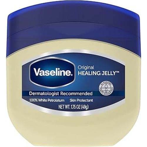 Vaseline Healing Jelly For Dry Skin and Eczema Relief Original 100% Pure Petroleum Jelly 1.75 Ounce (Pack of 1)