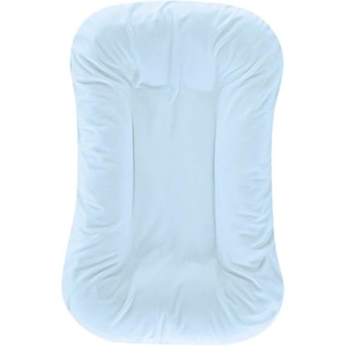 Baby Lounger for Newborn, Portable Baby Nest for Infant 0-12 Months, Infant Floor Seats & Loungers for Home and Travel (Blue)