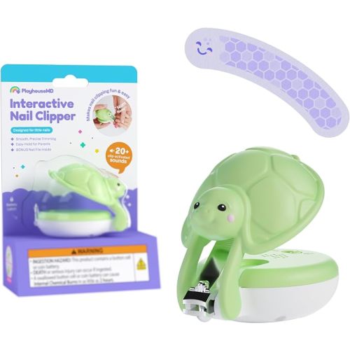 Interactive Baby & Kids Nail Clipper with Sounds & File