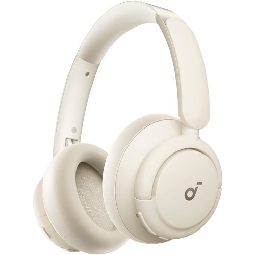 Soundcore Q30 by Anker, Hybrid Active Noise Cancelling Headphones, Multiple Modes, Hi-Res Audio, Custom EQ via App, 50H Playtime, Comfortable Fit, Bluetooth, Multipoint Connection（White）