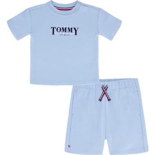 Stripe Tee & Shorts Set