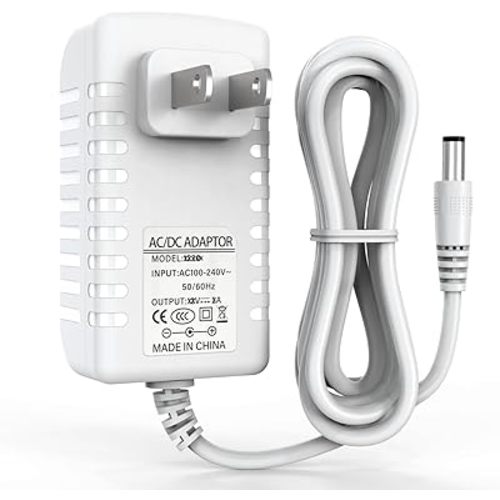 12V Charger Replacement for Spectra Breast Pump S1, S2 Plus, S3 Pro, 9 Plus Power Cord Charging Cable 6.5Ft