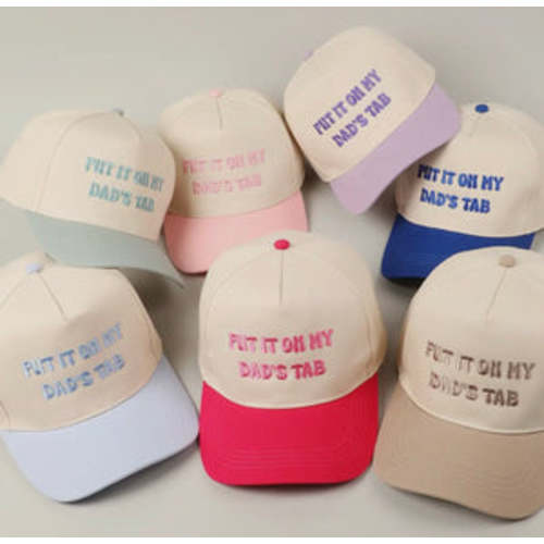 put it on my dad’s tab hat - KIDS – Beauts & Beaus