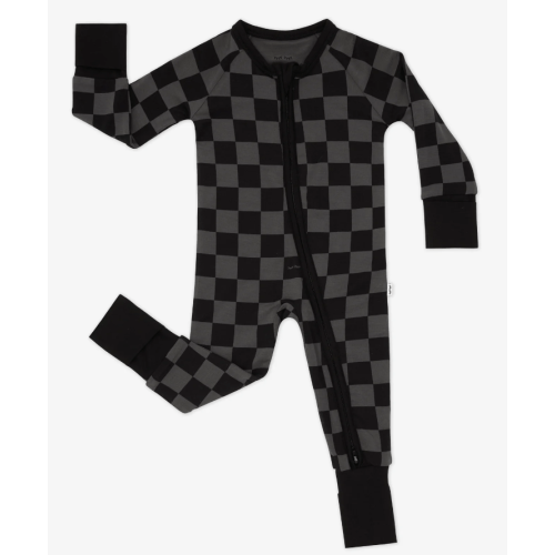 Monochrome Checks Zippy – Little Sleepies, 12-18 M