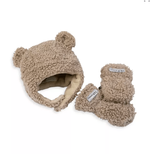 7AM Enfant
Unisex Le Cub Teddy Mitten & Hat Set - Baby
Color:Oatmeal
0-6M