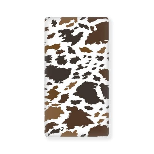 JIANADAER Cow Print Fitted Crib Sheet Cattle Camouflage Cow Cowhide Standard Crib Mattress Fitted Sheet Animal Hide Pattern Toddler Bed Mattress Sheets Crib Mattress Sheet 28"x52"