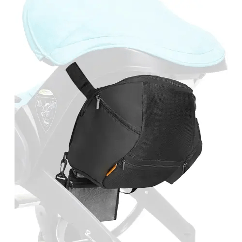 Storage Bag Compatible with Doona Car Seat Stroller, Stroller Accessories, Large Capacity, Diaper Bag Accessories, Wearable/Handle Backpack, Stroller Organizer Bag Carry-All Parent Organizer (Black)