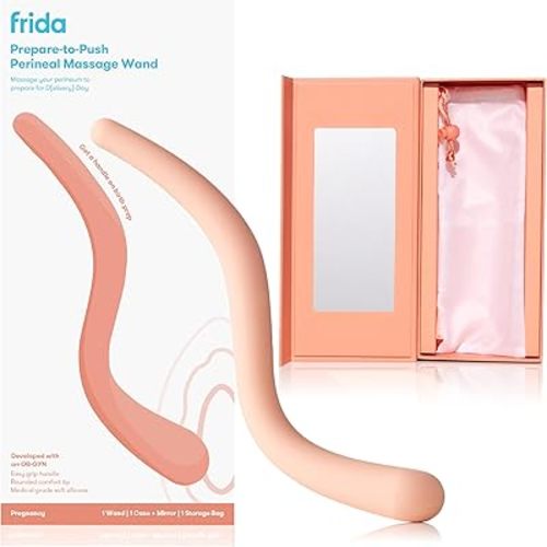 Frida Mom Prepare-to-Push Perineal Massage Wand, Labor and Delivery Essentials, Massager for Birth Prep
