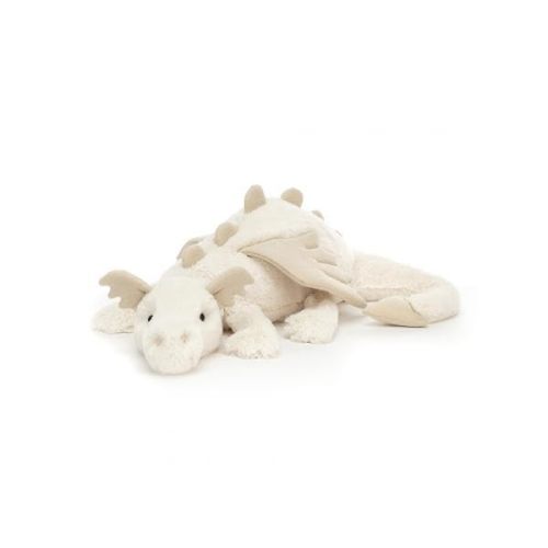 Jellycat Snow Dragon Stuffed Animal, Huge 26 inches - Mythical Plush Toy - Classic Children's Gift