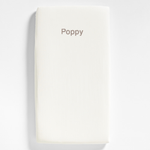 Personalized Supersoft Pampas Ivory 100% Organic Cotton Gauze Baby Bassinet Sheet