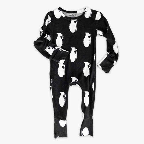 Frag Out Infant Zippie Pajamas