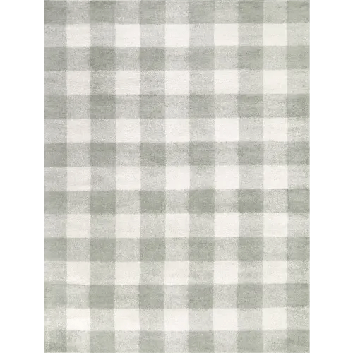 Modern Woodlands Sage Green Polypropylene Fabric Rug | Rooms to Go