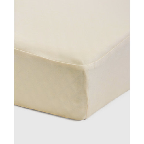 Organic Waterproof Crib Mattress Protector in Natural