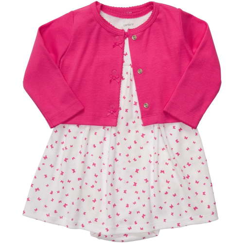 Carter's Baby Girls' Dress Set Pink Butterfly Newborn