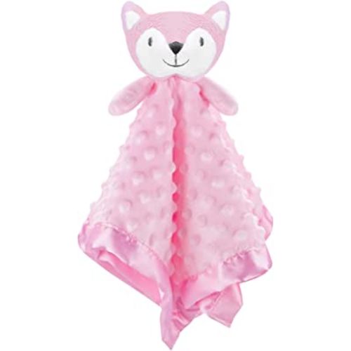 Pro Goleem Loveys for Babies - Soft Security Blanket Baby Snuggle Toy Newborn Stuffed Animals Baby Gifts for Girls, Pink Fox 16 Inch
