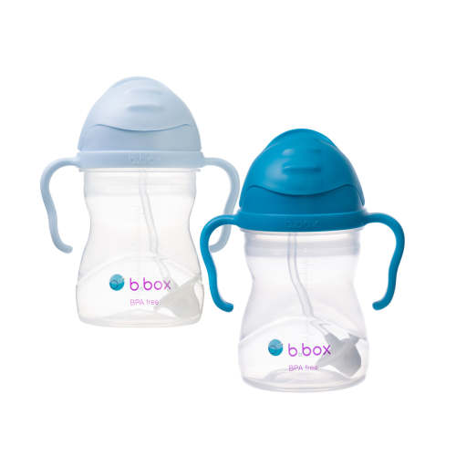 2 pack sippy cup - cobalt + bubblegum | b.box for kids | b.box USA