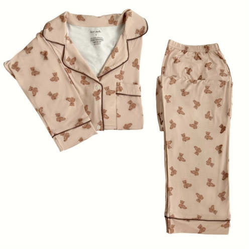 Women's Long Sleeve Pajama Set in Teddy Tales – Dear Perli