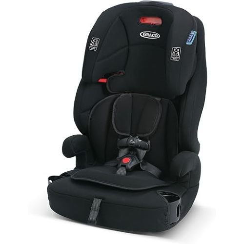 Graco Tranzitions 3-in-1 Harness Booster Seat, Toddler to Big Kid Car Seat from 10-45 kg (22-100lb), Harness/Highback/Backless Booster, Proof