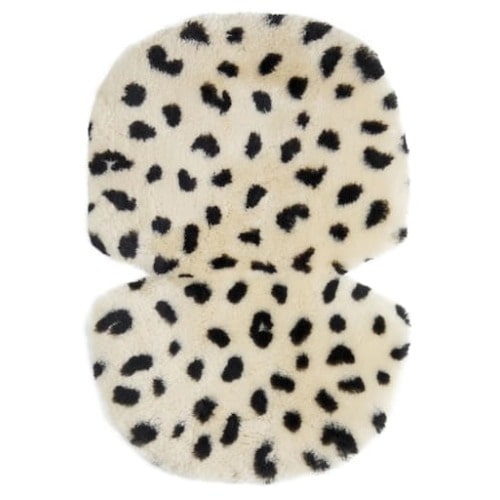 Baby Snuggler® leopard-print shearling stroller liner