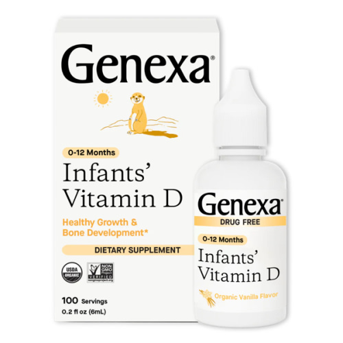 Vitamin D for Infants Organic Drops - Safe, Organic, Supplement - Genexa