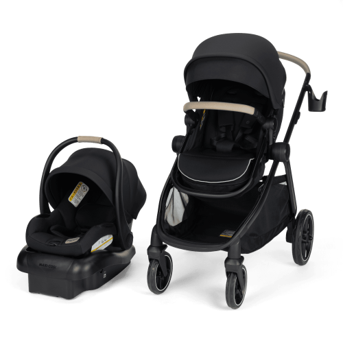 Maxi-Cosi Zelia Pro 5-in-1 Modular Travel System, Caspian Caviar Black