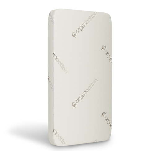 Wonder Living Crib & Toddler Mattress, 100% Organic Cotton Cover, Breathable, Premium Foam Interior, 5’’ Thickness Firm