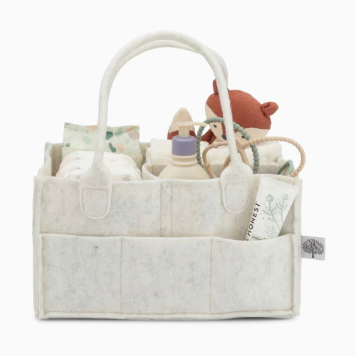 Parker Baby Co. Diaper Caddy - White, Regular