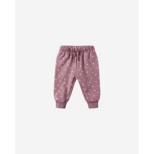 Relaxed Fleece Sweatpant || Polka Dot – Quincy Mae