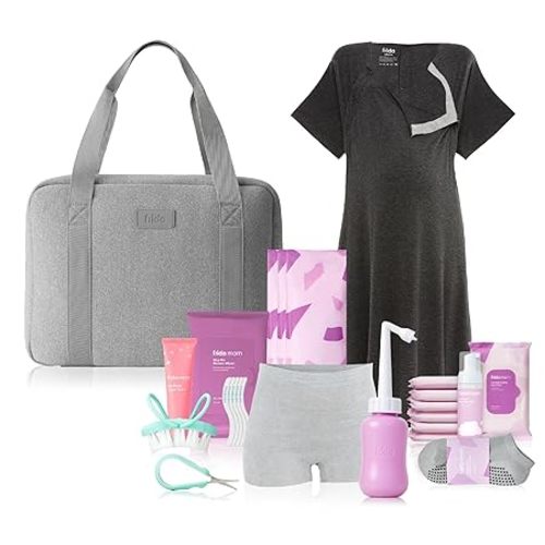 Frida Mom 30pc Pre-Packed Hospital & Diaper Bag Essentials Kit, Gift Set