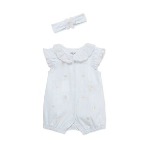 Baby Girls Daisy Romper with Headband