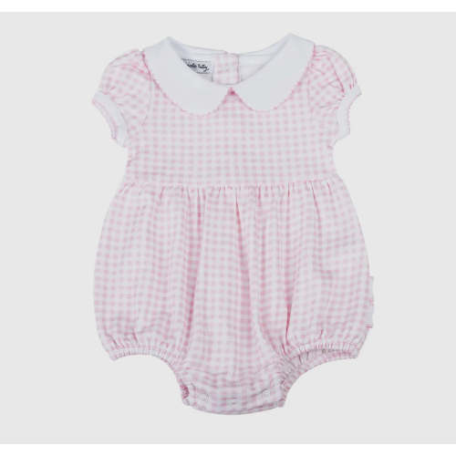Mini Checks Collared Bubble