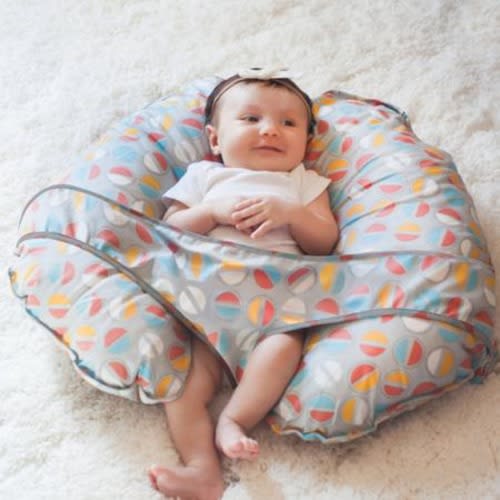 Leachco - Cuddle-U Nursing Pillow and More with Slipcover, Pop Tops