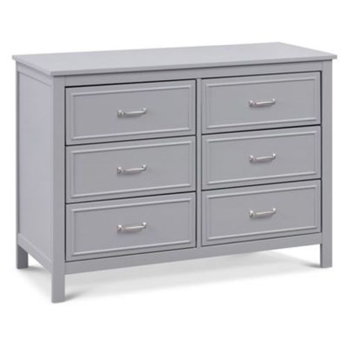 DaVinci Charlie 6-Drawer Double Dresser - Grey