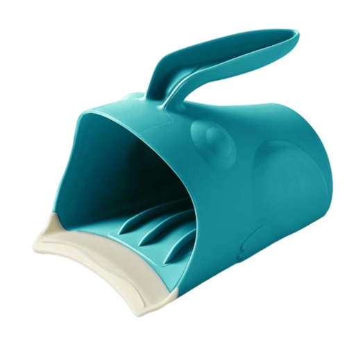 Bath Rinse Cup for B-aby Cute for Shape B-aby Bath Cup Hair Shampoo Rinser for Toddlers Bath Wash Cup Shower Washing,Make Bathing More Convenient ,Blue