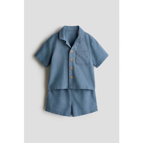 2-PIECE LINEN-BLEND SET