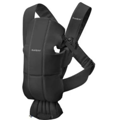 BabyBjörn Carrier Mini - Cotton, Woven - Black