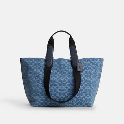 COACH Small Tour Tote Bag In Signature Denim