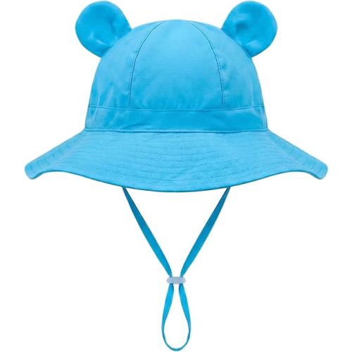 Toddler Sun Hat 0-6-36 Months Baby Bucket Hat 3-8Y Girls Boys Kids Sun Hat Infant Newborn Sun Hat