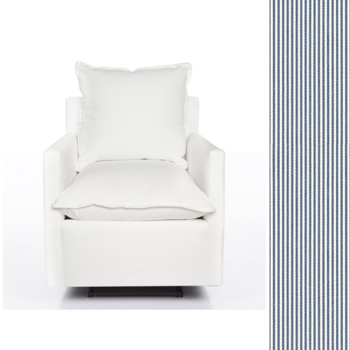 Oilo Nola Glider - Navy Stripe