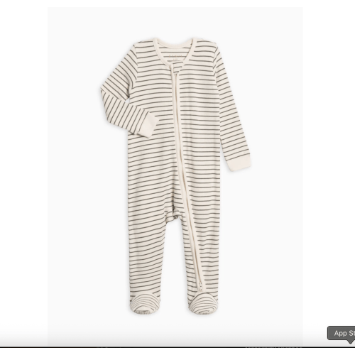 Kit Ribbed Zipper Sleeper