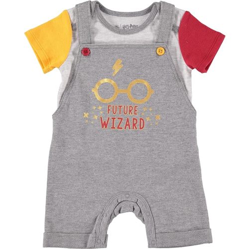 Harry Potter Baby Boys T-Shirt and Shortall Romper Set Gifts Baby Clothes