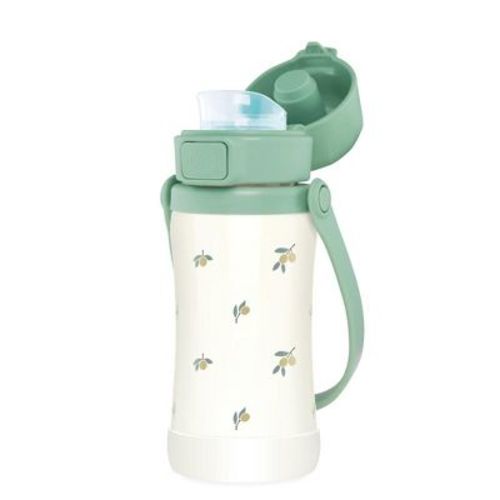 Grosmimi Stainless Steel Kids Tumbler - 10oz (18 Months+) Olive Pistachio 10oz
