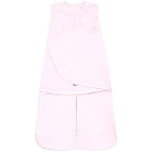 HALO SleepSack Swaddle | Cotton | 1.5 TOG | 68-75°F | 6-12 lbs |Soft Pink