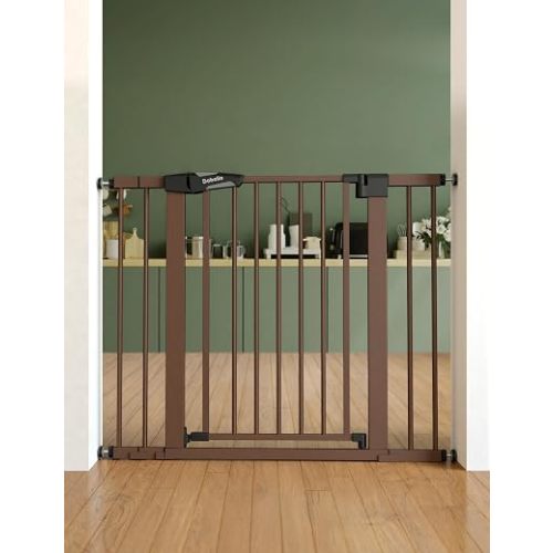 Babelio 26-40" Pressure Mounted Baby Gate for Stairs, PressGuard Dog Gate