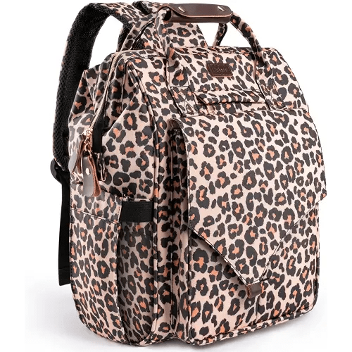 LitBear Diaper Bag Backpack, Fashion Large Capacity Multifunction Nappy Bags