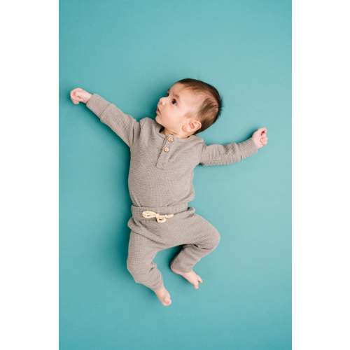 Pebble Gray Waffle Cozy Set