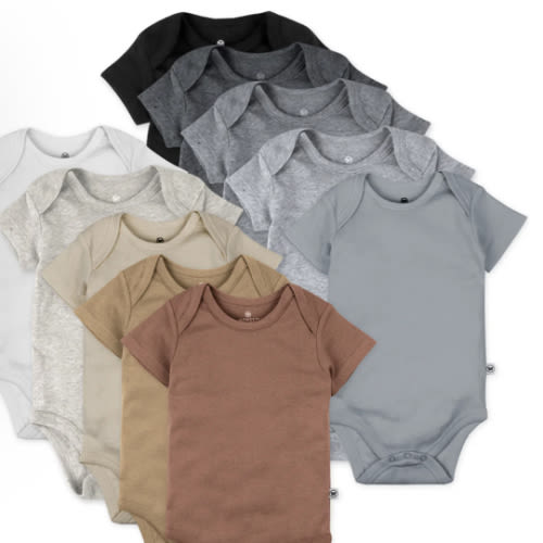 10-Pack Organic Cotton Short Sleeve Bodysuits | Honest Baby Clothing