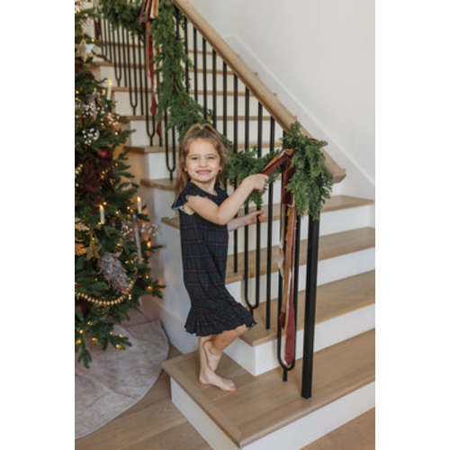 Blue Gingham Zipper Romper – In My Jammers