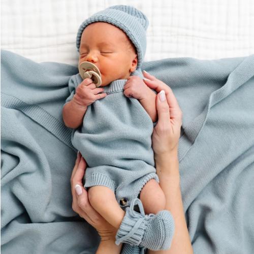 Knit Onesie - Steele
